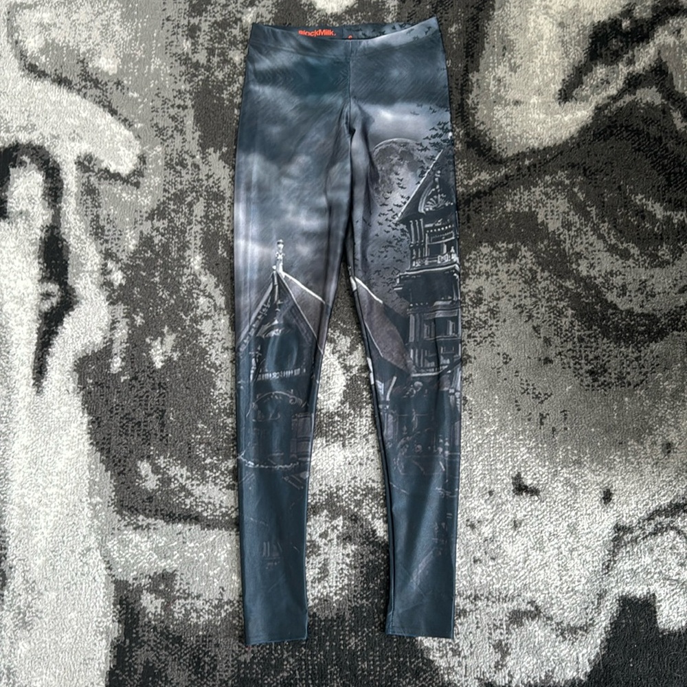 Black Milk Clothing Haunted House Leggings